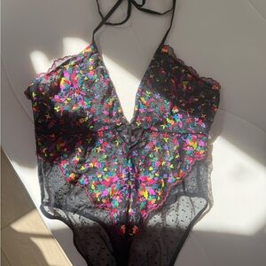 Savage X Fenty Multicolor Lace Bodysuit